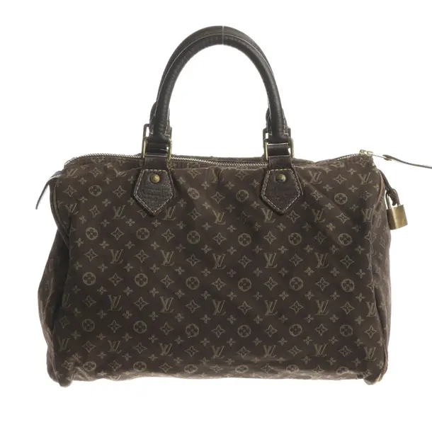 Borsetta, in Marrone scuro, Cotone, Louis Vuitton