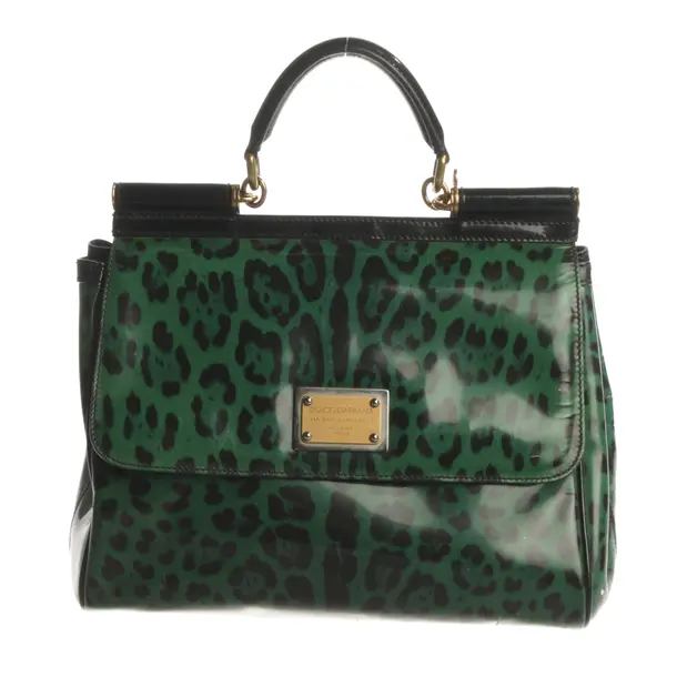 Handtasche, in Grün, Leder, Dolce & Gabbana