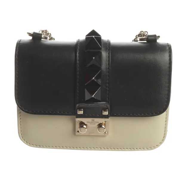 Abendtasche, in Schwarz, Leder, Valentino