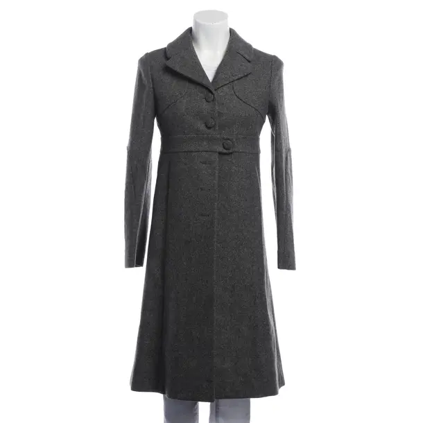 Mid-Season Coat, in Gray, Wool, Marni