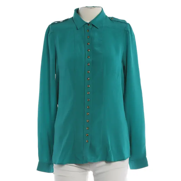Blouse, in Green, Silk, Gucci