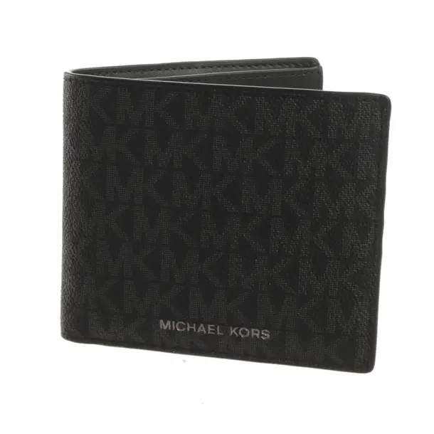Wallet, in Black, Leather, Michael Kors