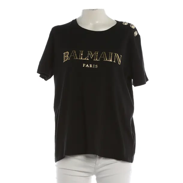 Shirt, in Black, Cotton, Balmain