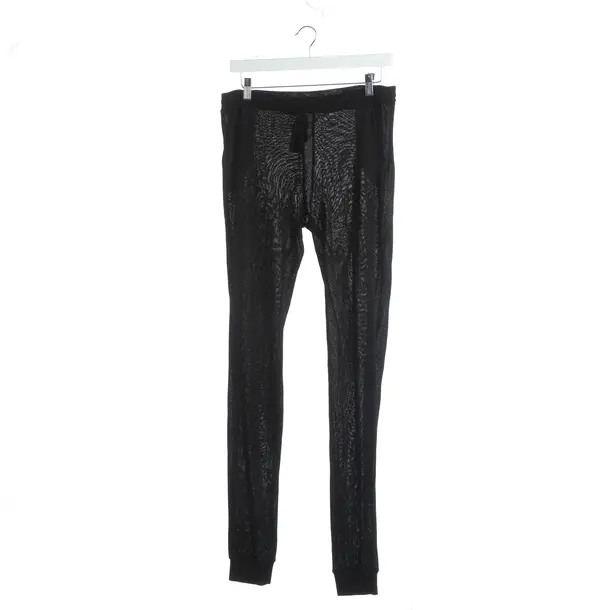 Sweatpants, in Black, Viscose, Roberto Collina