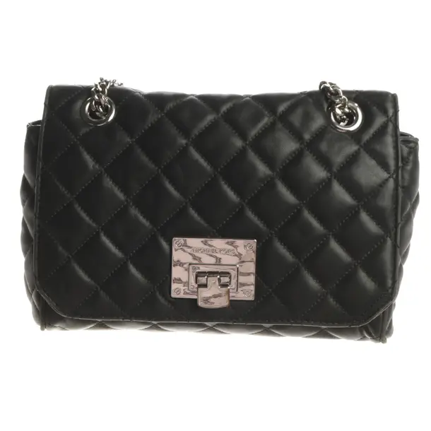 Shoulder Bag, in Black, Leather, Michael Kors