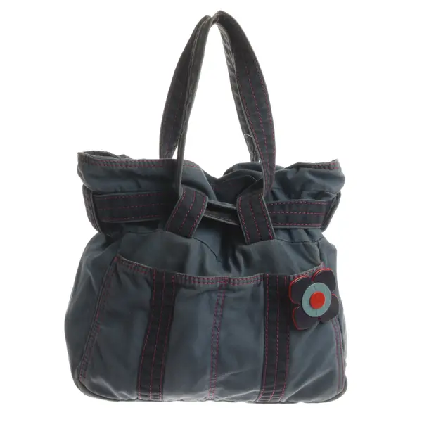 Handbag, in Blue, Cotton, Marc Jacobs
