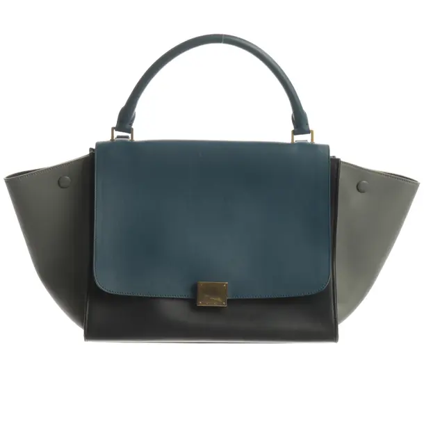 Handtasche, in Blau, Leder, Céline