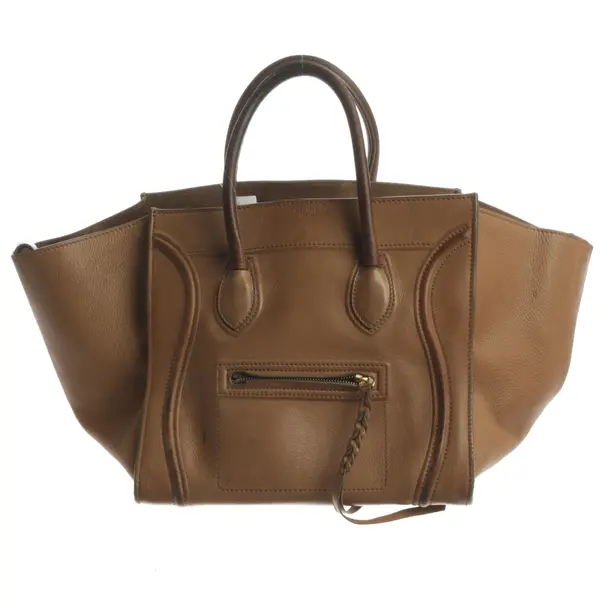 Shopper Bag, in Light Brown, Leder, Céline
