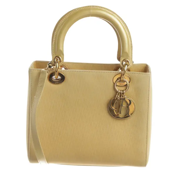 Handbag, in Gold, Leather, Dior