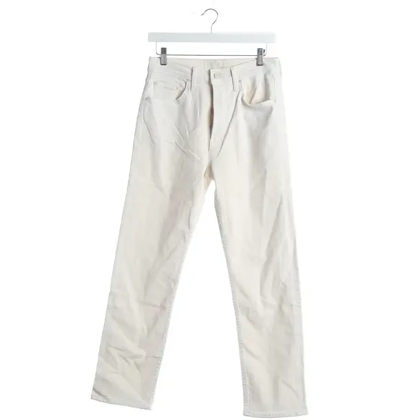Straight Fit Jeans, in Beige, Baumwolle, Mother