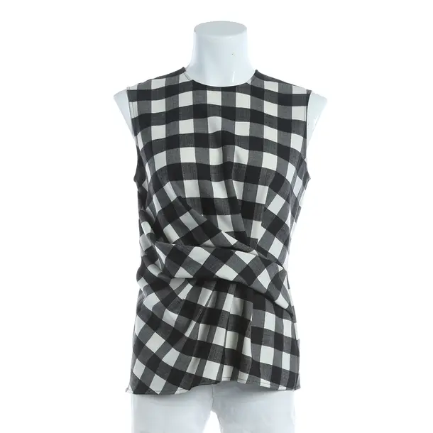 Top, in Black, Polyester, MSGM