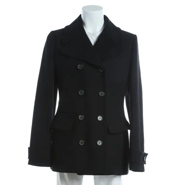 Mid-Season Jacket, in Black, Wool, Prada