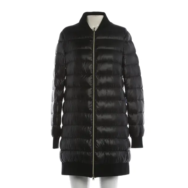 Winter Coat, in Black, Polyimide, Herno