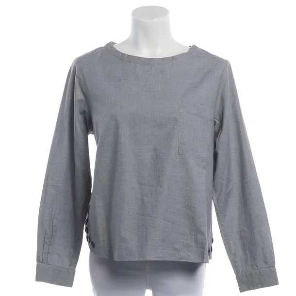 Bluse, in Grau, Baumwolle, Robert Friedman