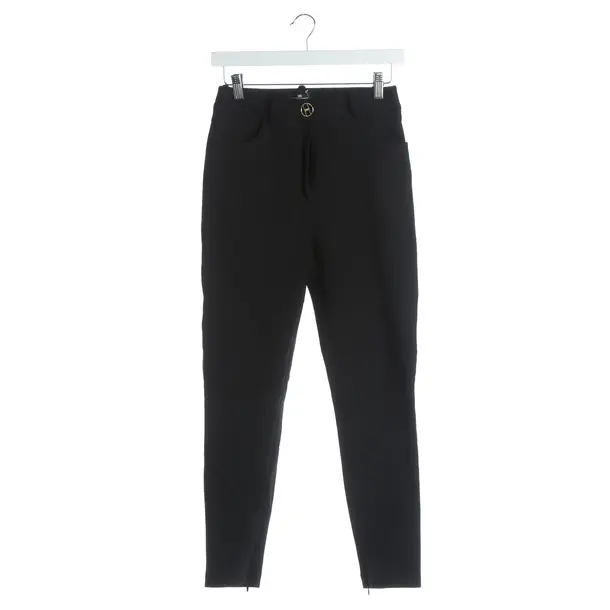 Pants, in Black, Viscose, Elisabetta Franchi