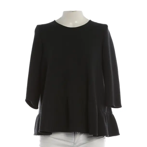 Blouse, in Dark Gray, Wool, Ba&sh