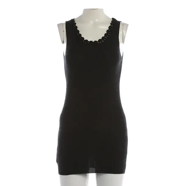 Top, in Dunkelgrau, Wolle, Prada