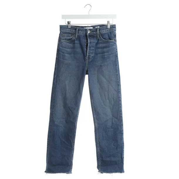Straight Fit Jeans, in Blue, Cotton, Re/Done