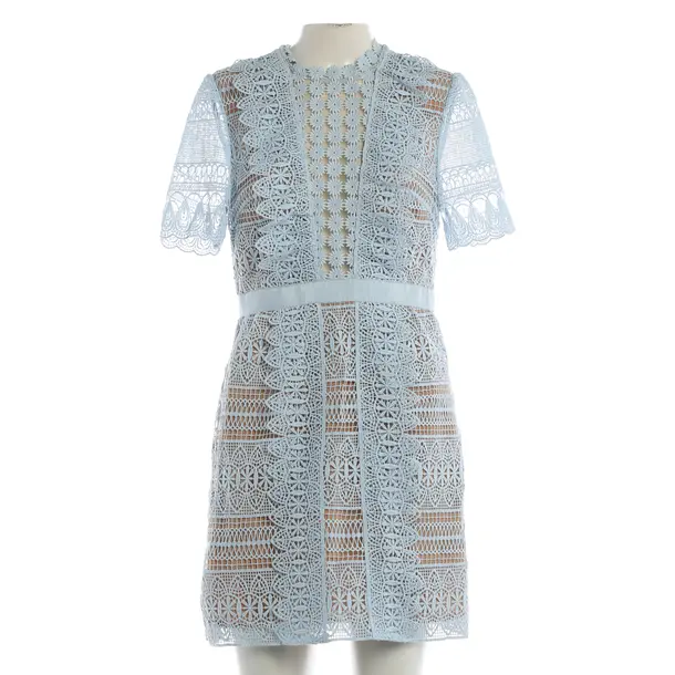 Kleid, in Blau, Polyester, self-portrait