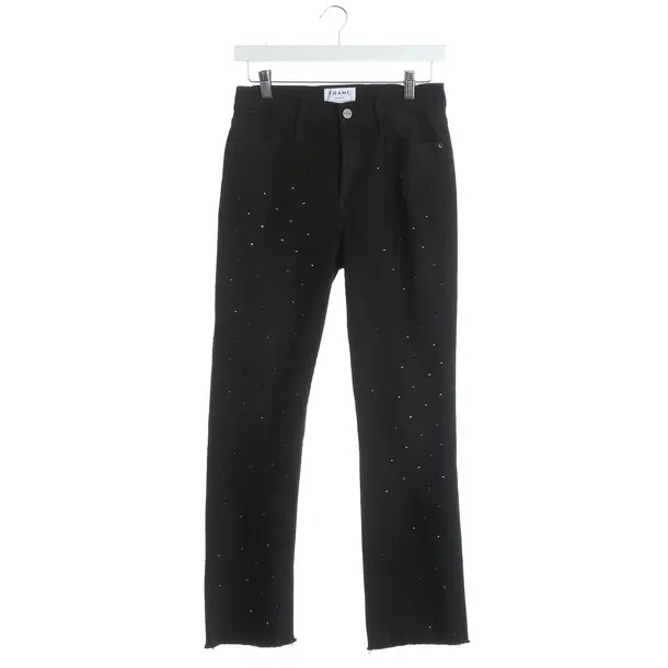 Pants, in Black, Cotton, Frame