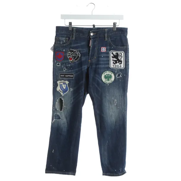 Straight Fit Jeans, in Multicolored, Cotton, Dsquared