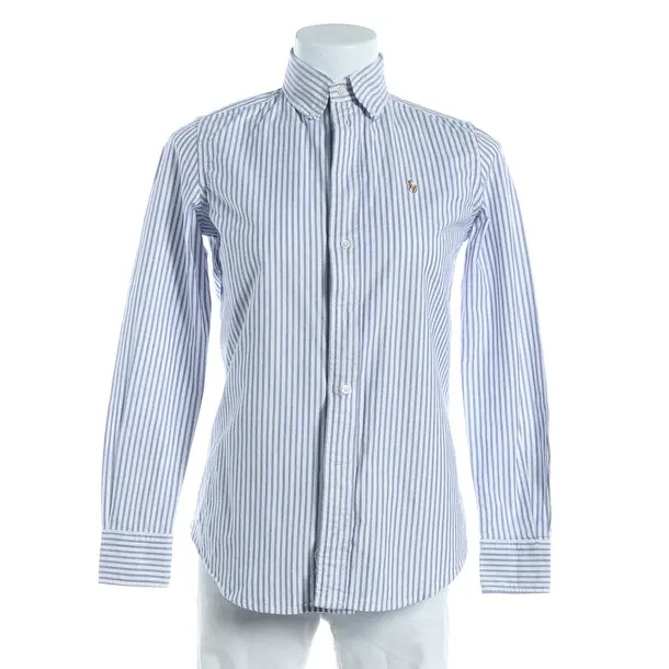 Blouse, in Blue, Cotton, Polo Ralph Lauren
