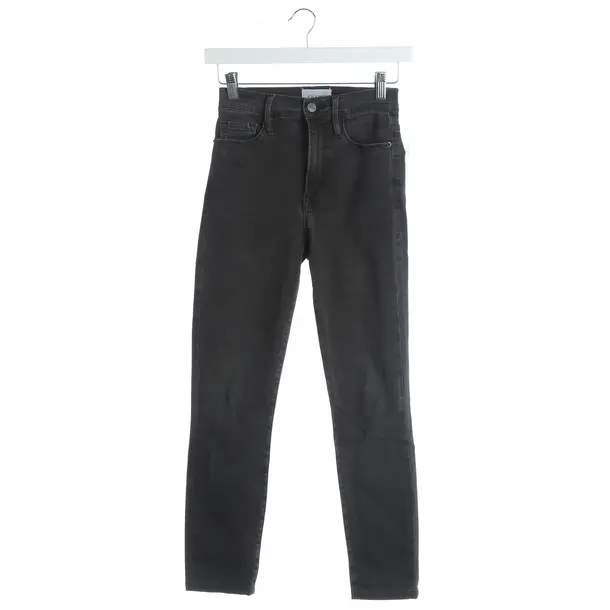 Slim Fit Jeans, in Dark Gray, Cotton, Frame