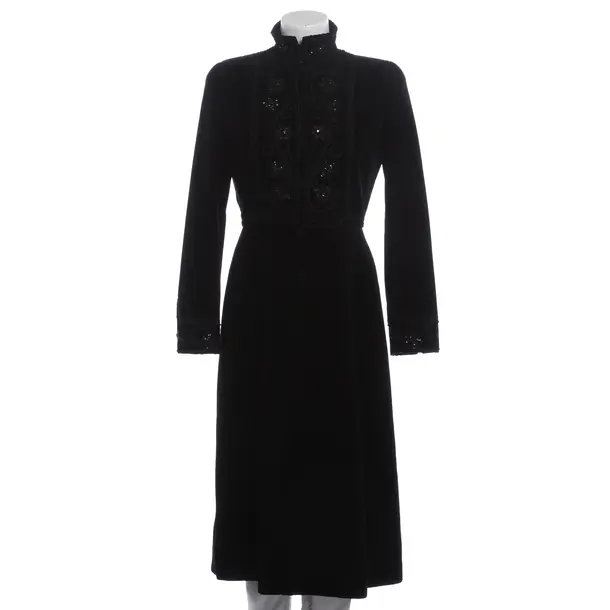 Mid-Season Coat, in Black, Cotton, Blumarine