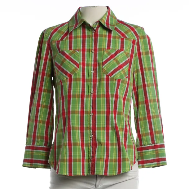 Bluse, in Mehrfarbig, Baumwolle, Alexander McQueen