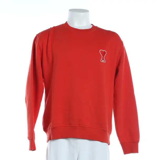 Sweatshirt, in Red, Baumwolle, Ami Paris