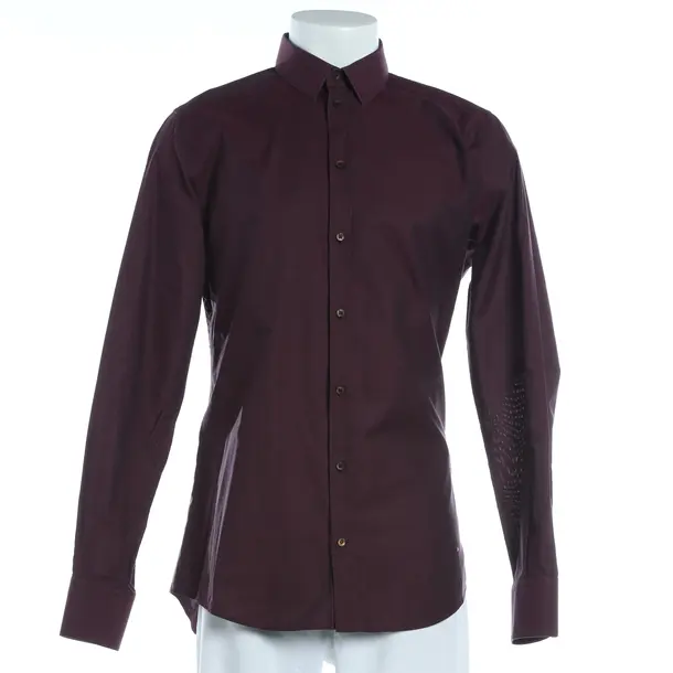 Hemd, in Bordeaux, Baumwolle, Dolce & Gabbana