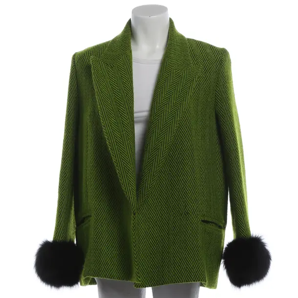 Blazer, in Neon Green, Wolle, Victoria Beckham