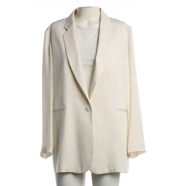 Blazer, in Cream, Seide, Karl Lagerfeld