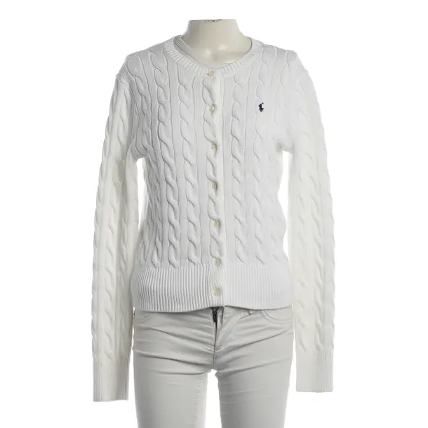 Strickjacke, in Weiß, Baumwolle, Polo Ralph Lauren