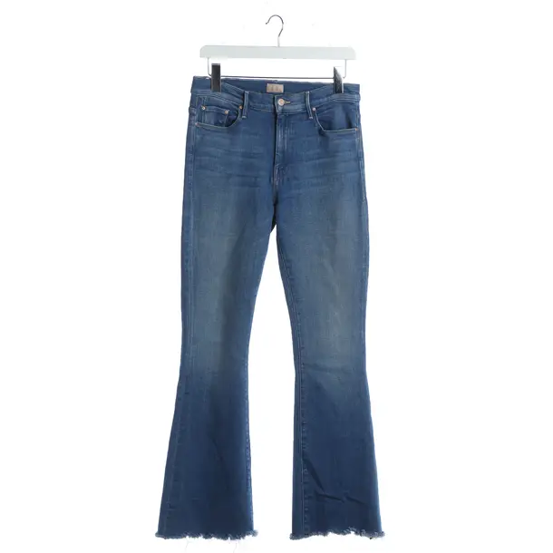 Flared Jeans, in Blue, Denim, Mother