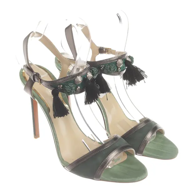 Heeled Sandals, in Green, Etro