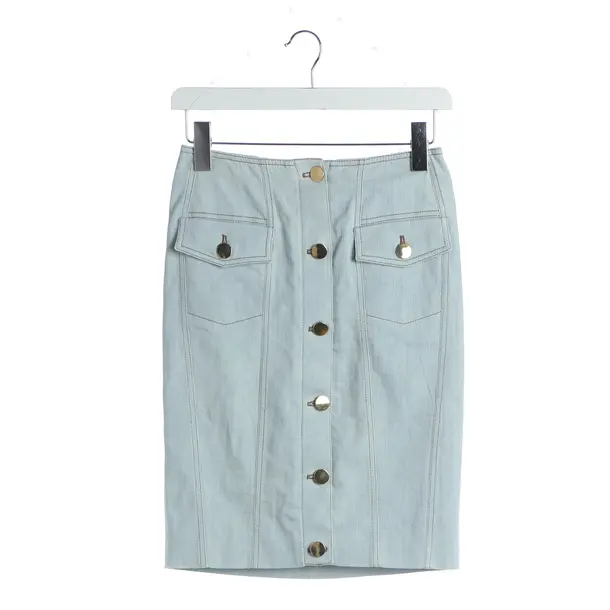 Gonna, in Azzurro, Cotone, Moschino