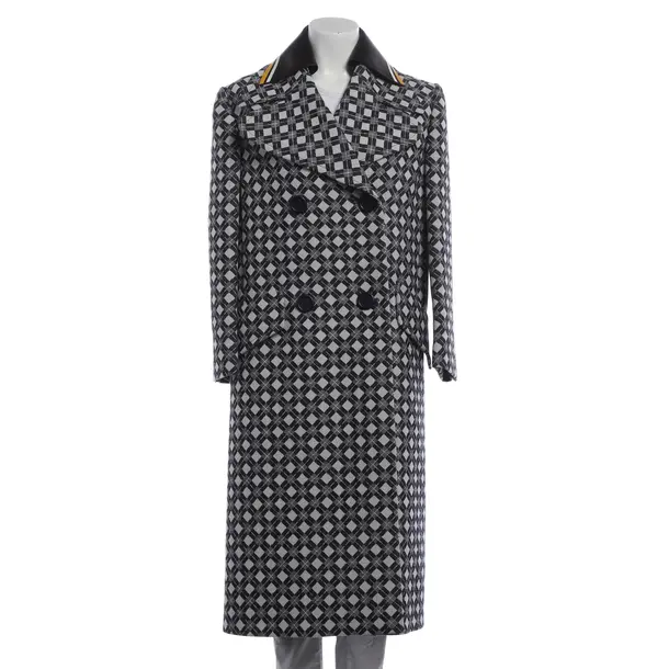 Cappotto mezza stagione, in Nero, Lana, Miu Miu