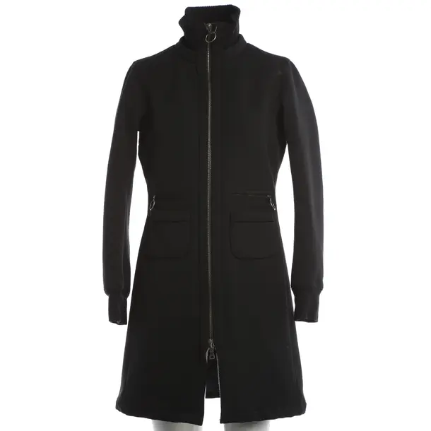 Mid-Season Coat, in Black, Polyamid, Prada Linea Rossa