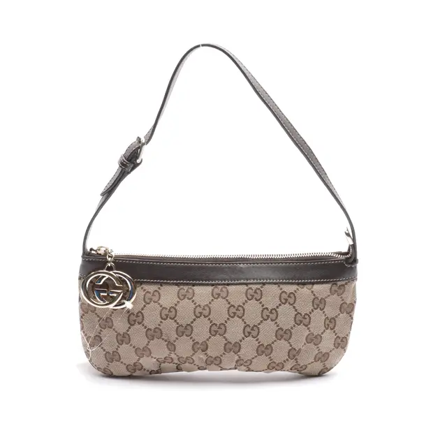 Shoulder Bag in Brown, Cotton, Gucci
