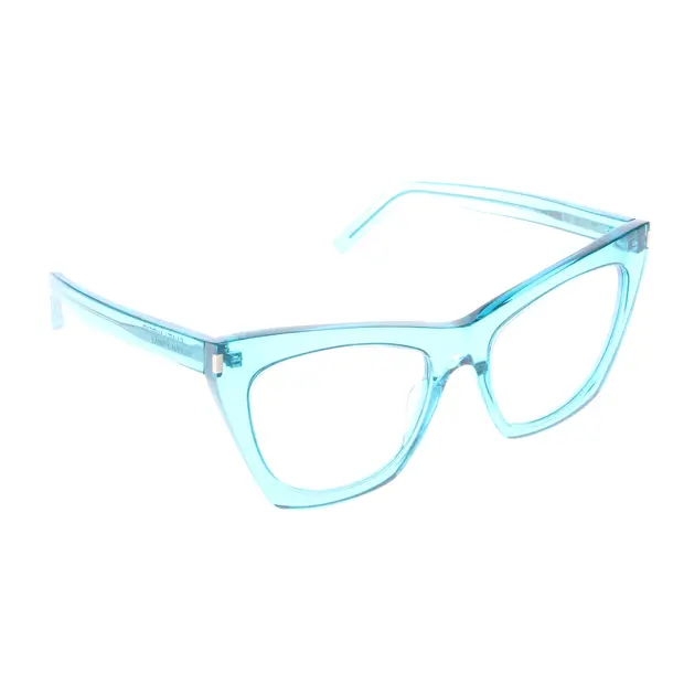 Sunglasses, in Blue, Synthetic, Saint Laurent