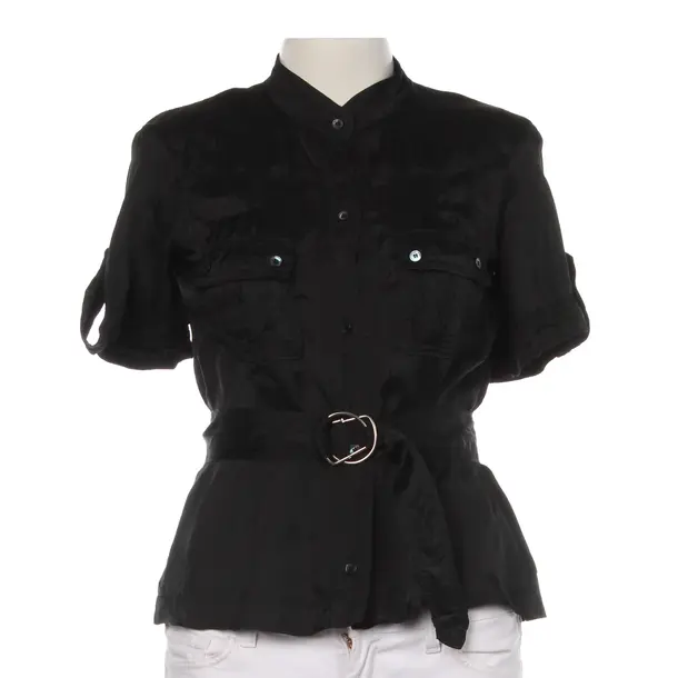 Bluse in Schwarz, Viskose, Balenciaga