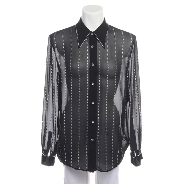 Bluse in Schwarz, Polyester, Miu Miu