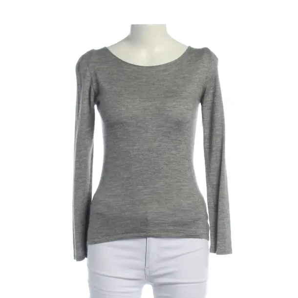 Longsleeve in Grau, Kaschmir, Brunello Cucinelli