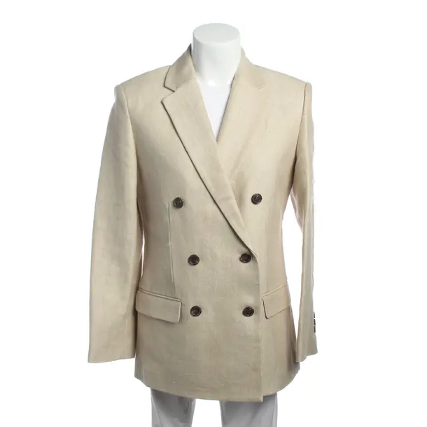 Blazer in White, Linen, Theory