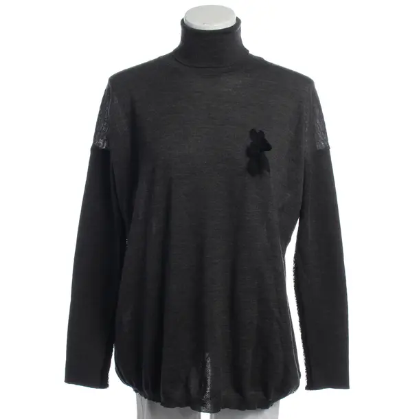 Wool Jumper in Gray, Wool, Twin Set