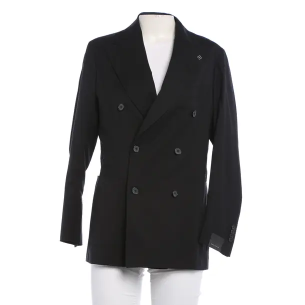 Blazer, in Black, Wool, Tagliatore