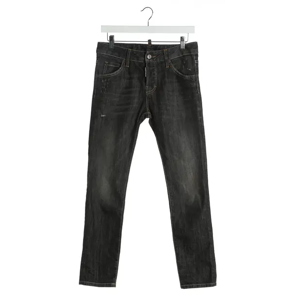 Jeans Straight Fit in Grau, Baumwolle, Dsquared