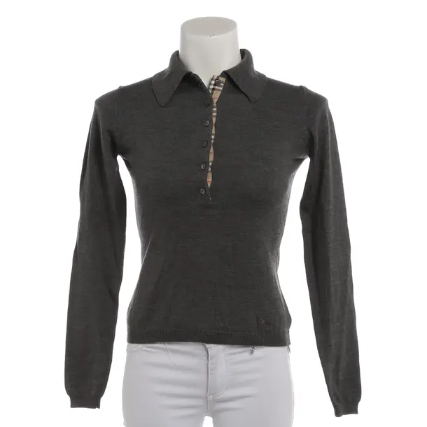 Wool Jumper in Gray, Wool, Burberry London