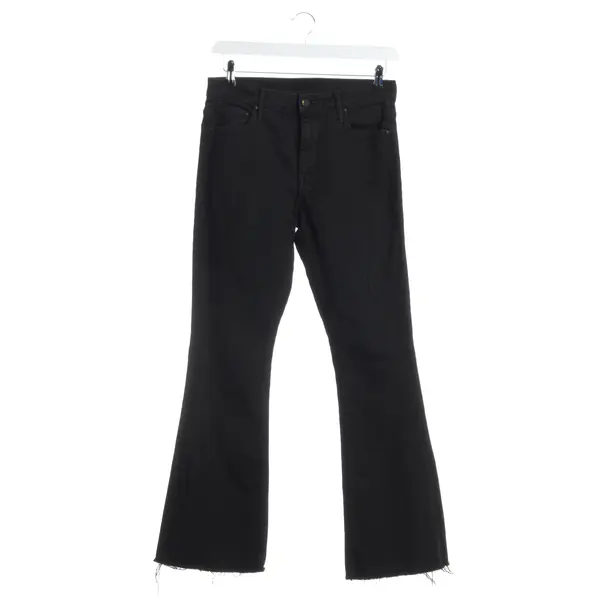 Bootcut Jeans in Black, Cotton, Mother